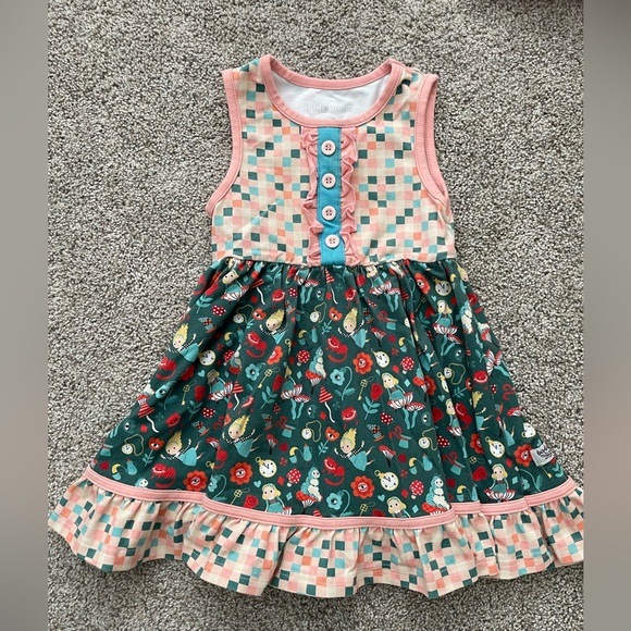 Boutique Baby Alice In Wonderland Inspired Dress- Size 18m - Picture 1 of 4